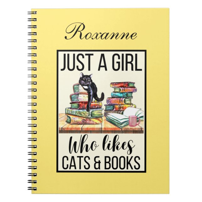 Juste Une Fille Qui Aime Les Chats Et Les Livres (Devant)