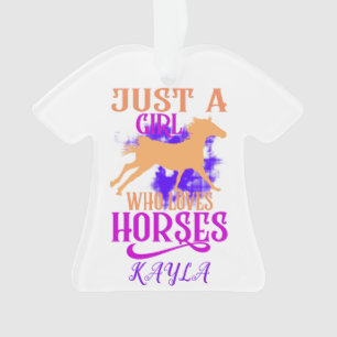 "JUSTE UNE FILLE QUI AIME LES CHEVAUX" A PERSONNAL