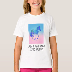 Juste une fille qui aime les chevaux T-shirt