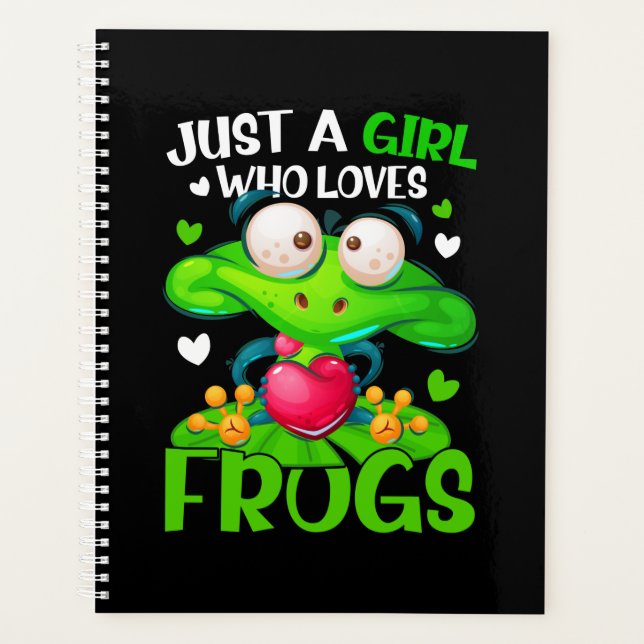 Juste Une Fille Qui Aime Les Grenouilles Enfants F (Devant)