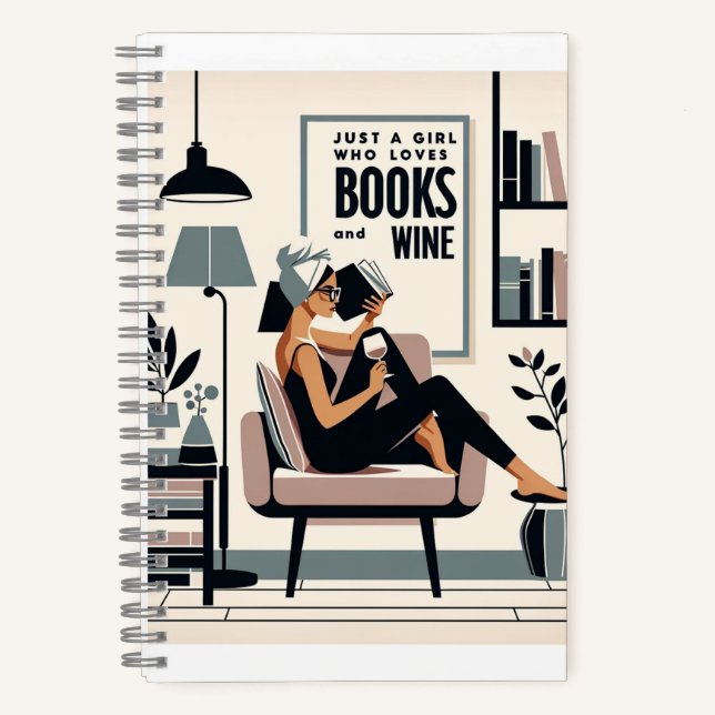 Juste une fille qui aime les livres et le vin (Recto)