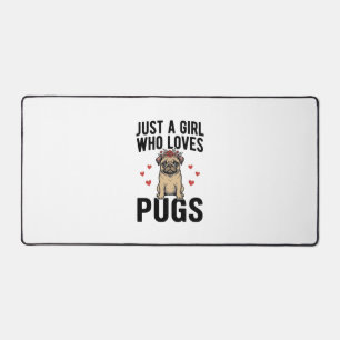 Juste Une Fille Qui Aime Les Pugs Chemise Vintage