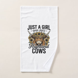 Juste une fille qui aime les vaches des Highlands