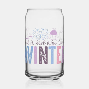Juste une fille qui aime l'hiver mignonne design s
