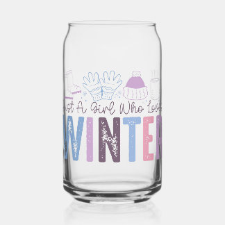 Juste une fille qui aime l'hiver mignonne design s