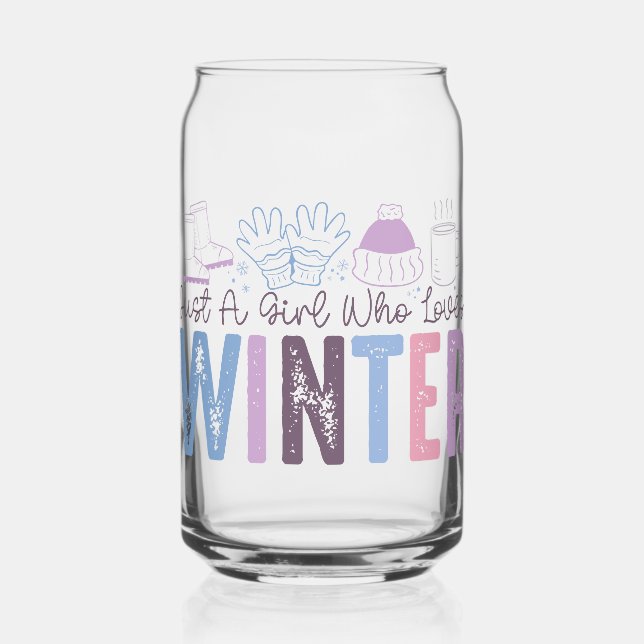 Juste une fille qui aime l'hiver mignonne design s (Recto)