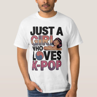 Juste Une Fille T-Shirt Drôle Cadeau Pour Lui Elle