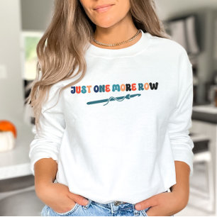 Juste une ligne de plus Crochet Sweatshirt cadeau