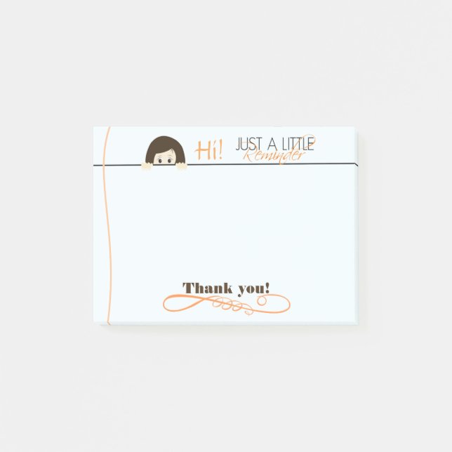 Juste une petite note de post-it de rappel (Devant)