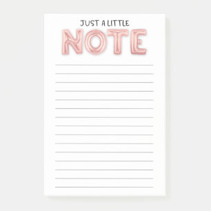 Juste une petite note : Notes de post-it
