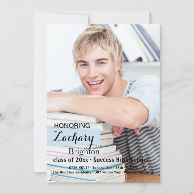 Juste votre invitation d'obtention du diplôme de (Devant)