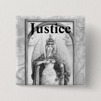 Justice 2 Inch Square Button
