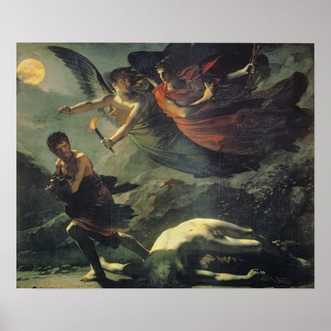 Justice And Divine Vengeance Pursuing Crime Poster (Front)