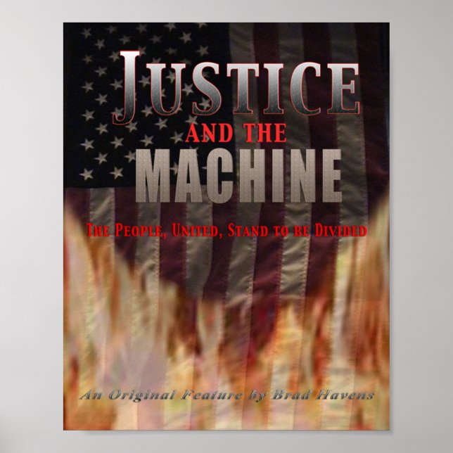 Justice and the Machine Poster (Front)
