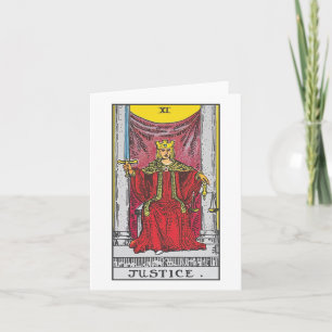 Justice - carte tarot du Rider Waite Smith