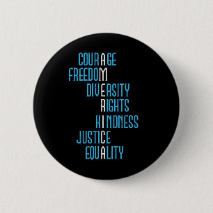 Justice Equality America Anti-trump Resist Politic 2 Inch Round Button