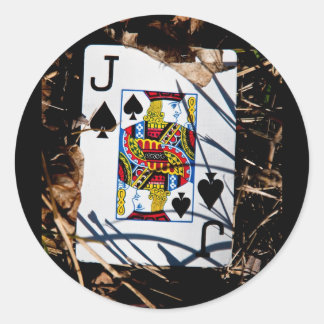 justice for jack of spades classic round sticker
