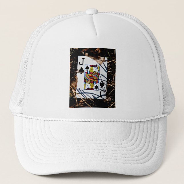 justice for jack of spades trucker hat (Front)