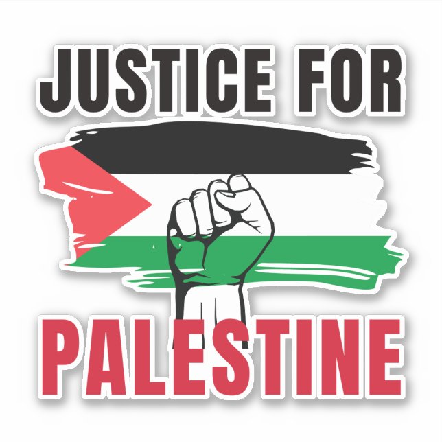JUSTICE FOR PALESTINE  (Front)
