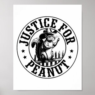 Justice For Peanut Sticker2 Poster
