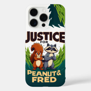 Justice For Peanut The Squirrel and Fred iPhone 16 Pro Case