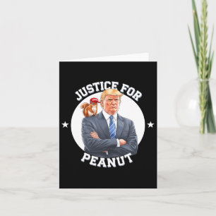 Justice For Peanut The Squirrel – Christmas Xmas S Card