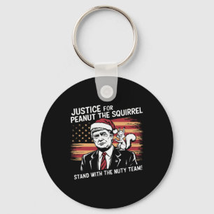 Justice For Peanut The Squirrel – Christmas Xmas S Keychain