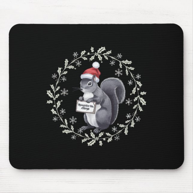 Justice For Peanut The Squirrel – Christmas Xmas S Mouse Pad (Front)