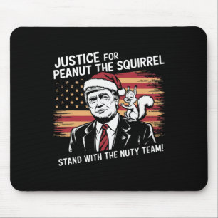 Justice For Peanut The Squirrel – Christmas Xmas S Mouse Pad