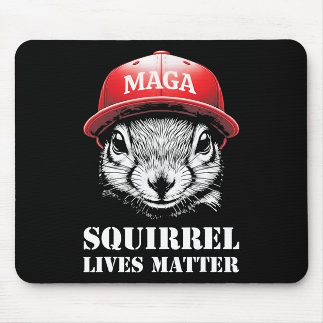 Justice For Peanut The Squirrel Lives Problem Vote Mouse Pad (Front)