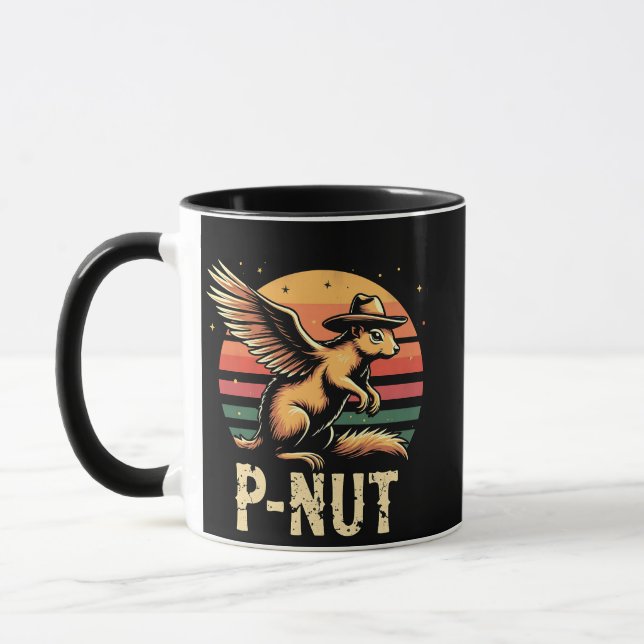 Justice For Peanut The Squirrel P’nut PNut Peanut Mug (Left)