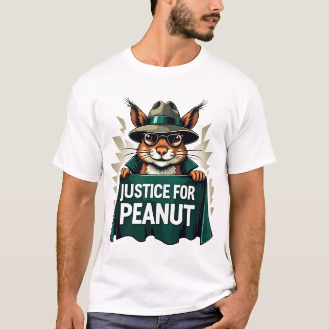 Justice For Peanut The Squirrel Tee (Front)