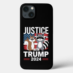 Justice For Peanut Win Trump 2024 iPhone 13 Case