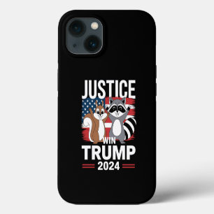 Justice For Peanut Win Trump 2024 iPhone 13 Case
