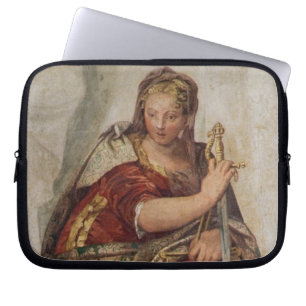 Justice, from the walls of the sacristy (fresco) laptop sleeve