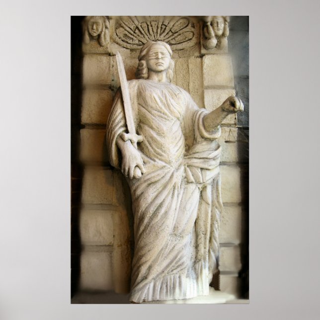 Justice is blind Poster (Front)