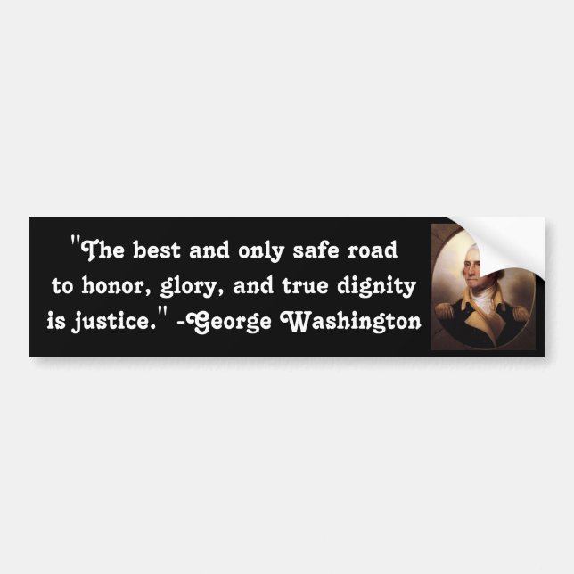 Justice is Important Bumper Sticker (Front)