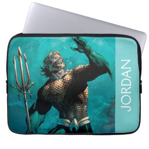 Justice League #10 Aquaman Drowned Earth Variant Laptop Sleeve