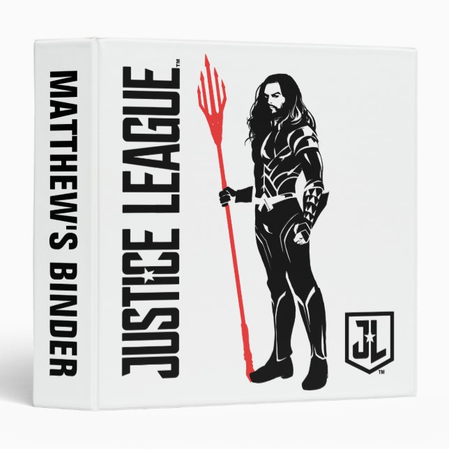Justice League | Aquaman Pose Noir Pop Art Binder (Front/Spine)