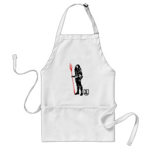 Justice League Aquaman Pose Noir Pop Art Standard Apron