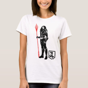 Justice League   Aquaman Pose Noir Pop Art T-Shirt