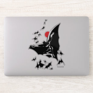 Justice League   Batman in Cloud of Bats Pop Art