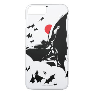 Justice League   Batman in Cloud of Bats Pop Art iPhone 8 Plus/7 Plus Case