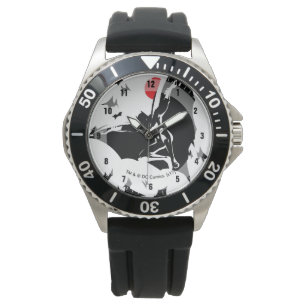 Justice League   Batman in Cloud of Bats Pop Art Watch