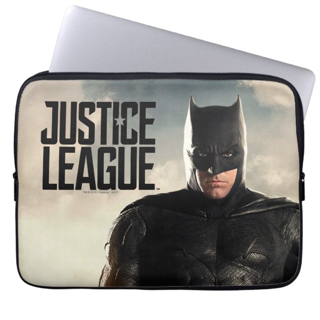Justice League | Batman On Battlefield Laptop Sleeve (Front)