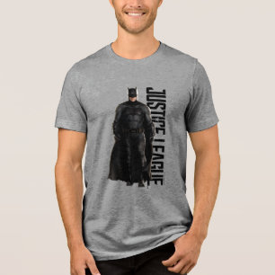 Justice League Batman On Battlefield Tri-Blend Shirt