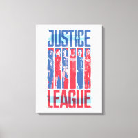 Justice League | Blue & Red Group Pop Art