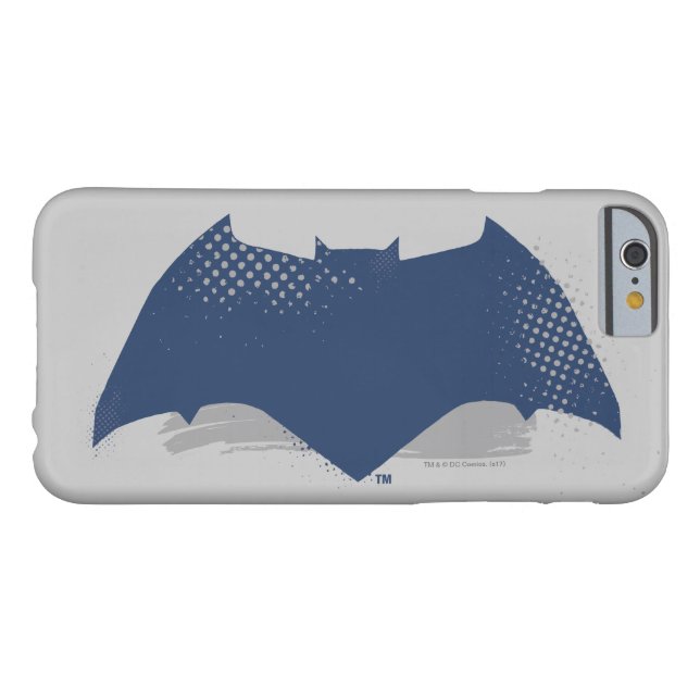 Justice League | Brush & Halftone Batman Symbol Case-Mate iPhone Case (Back Horizontal)