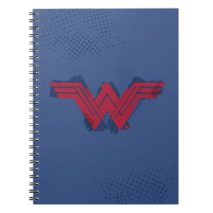 Justice League Brushed Wonder Woman Symbol Notebook