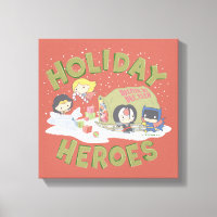Justice League Chibi Delivering Presents